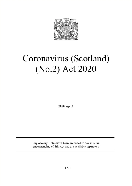 Coronavirus (Scotland) (No.2) Act 2020