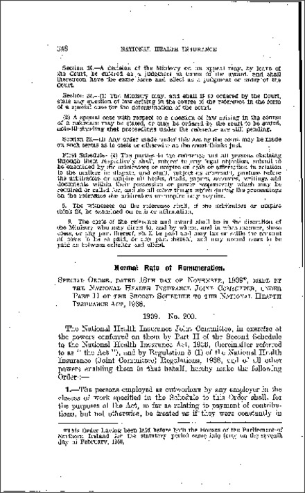 The National Health Insurance (Normal Rate of Remuneration) Order (Northern Ireland) 1939