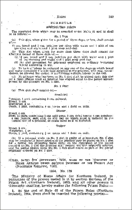 The Prison (Amendment) Rules (Northern Ireland) 1954