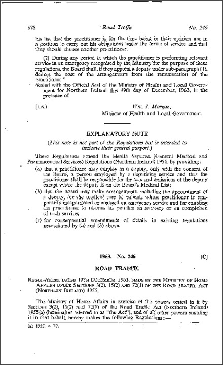 The Motor Vehicles (Invalid Carriages) Regulations (Northern Ireland) 1963