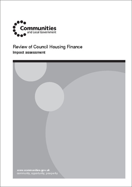 Impact Assessment of Review of Council Housing Finance