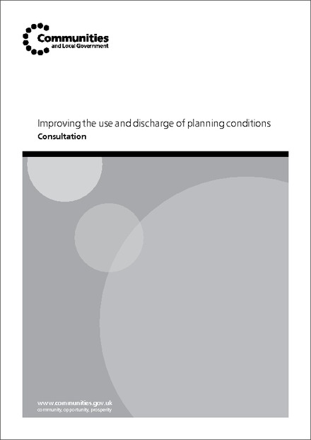 Impact assessment of proposals to improve the use and discharge of planning conditions