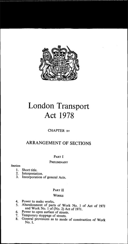 London Transport Act 1978