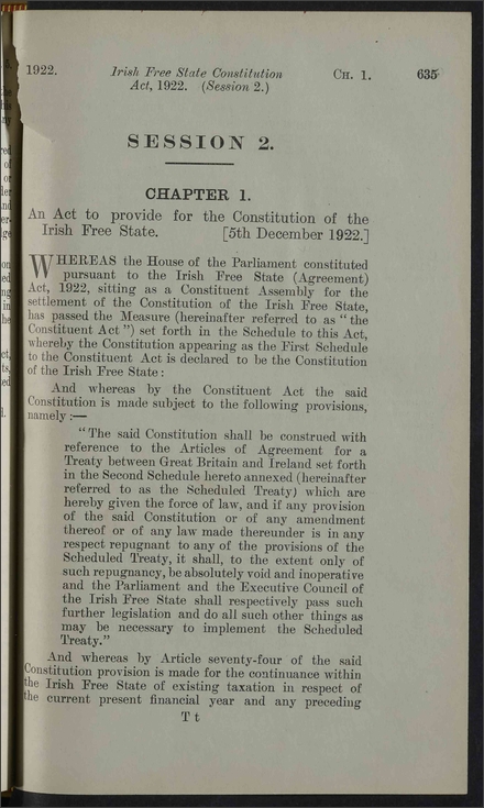 Irish Free State Constitution Act 1922