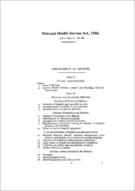 National Health Service Act 1946