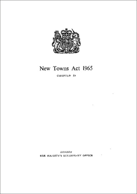 New Towns Act 1965