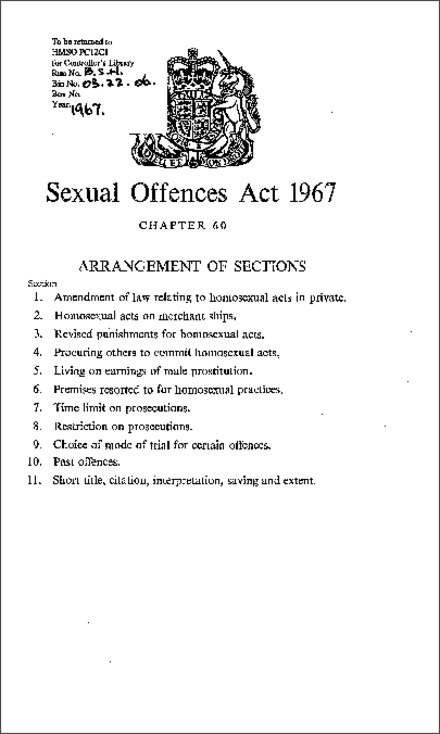 Sexual Offences Act 1967
