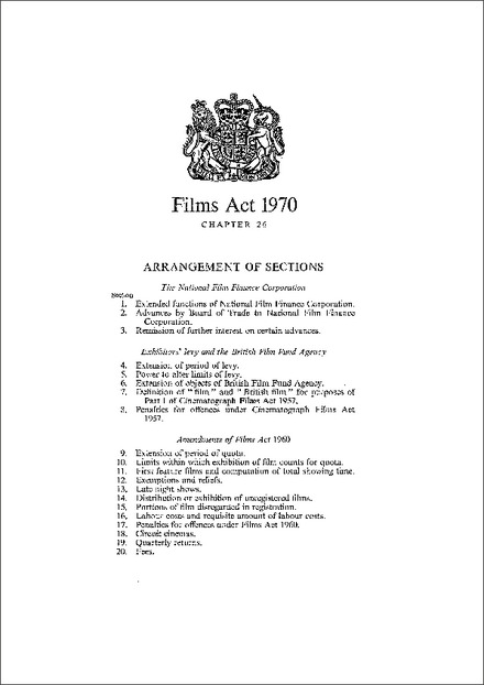 Films Act 1970
