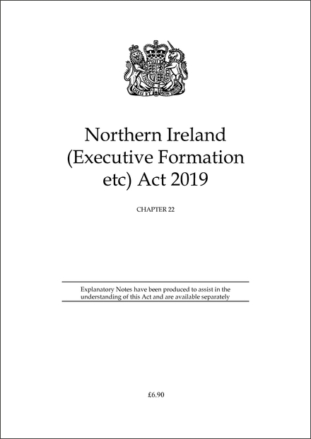 Northern Ireland (Executive Formation etc) Act 2019