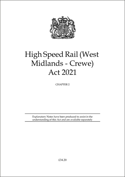 High Speed Rail (West Midlands - Crewe) Act 2021