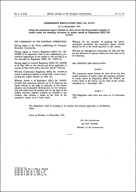 File:Commission Regulation (EEC) No 3229-91 of 6 November 1991