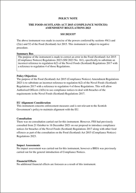 Policy Note 2