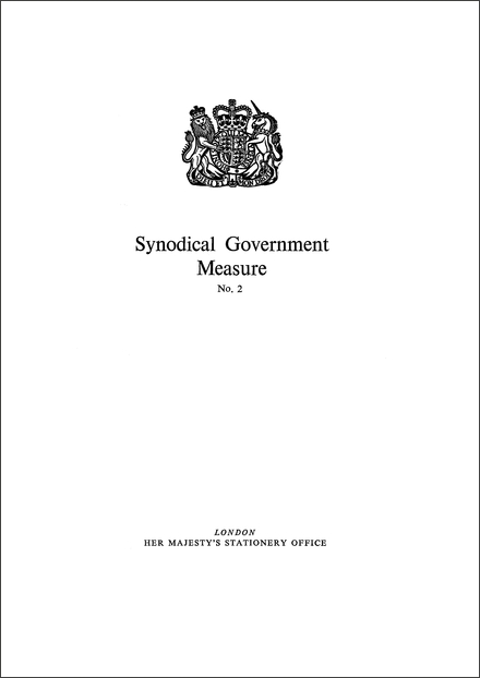 Synodical Government Measure 1969