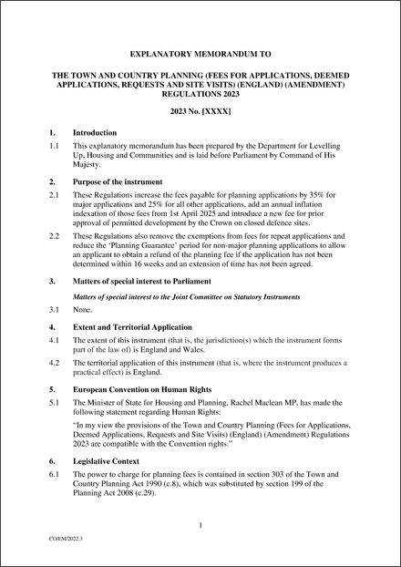Revised UK Explanatory Memorandum 3