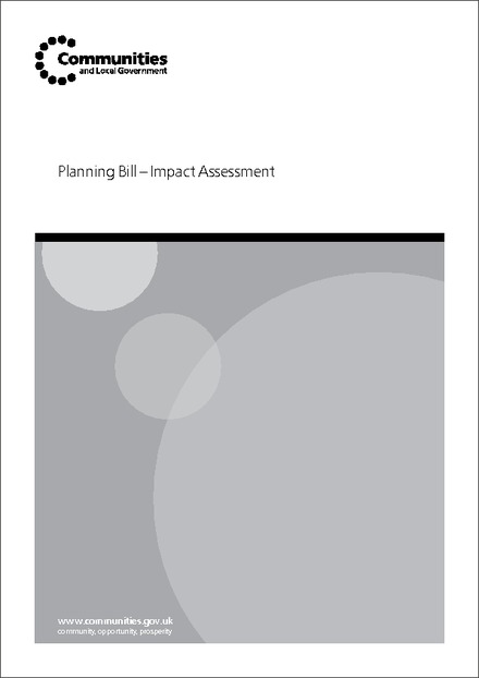 Planning Bill: Impact Assessment of granting local planning authorities the discretion to allow minor amendments to existing planning permissions