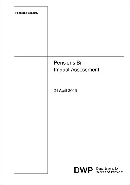 Pensions Bill Impact Assessment