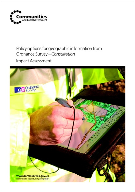 Policy options for geographic information from Ordnance Survey: Consultation - Impact Assessment