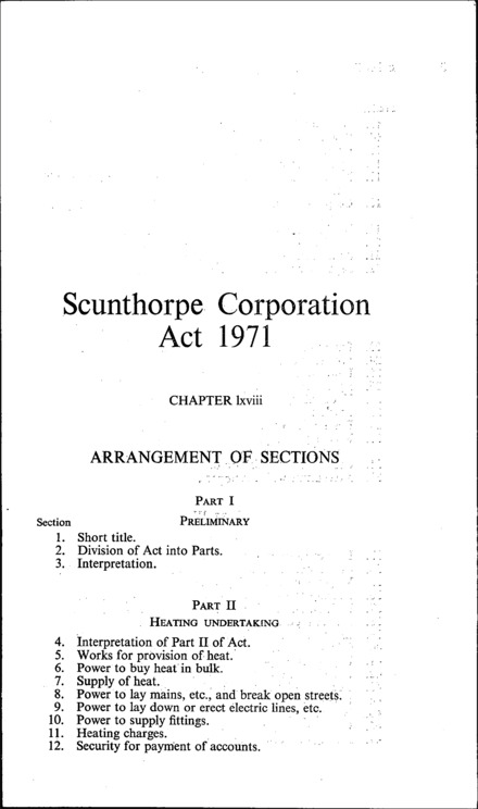 Scunthorpe Corporation Act 1971