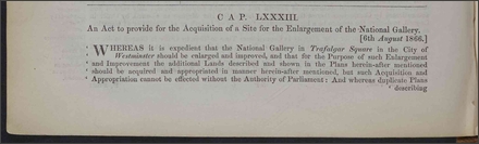 National Gallery Enlargement Act 1866
