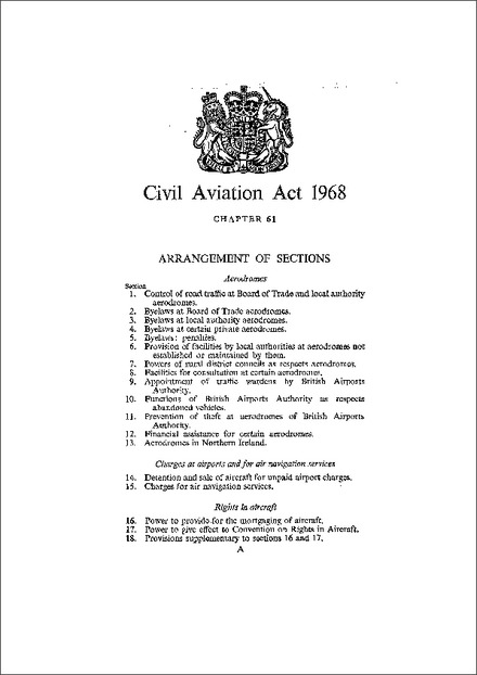 Civil Aviation Act 1968
