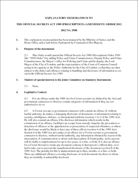 Official Secrets Act Pdf