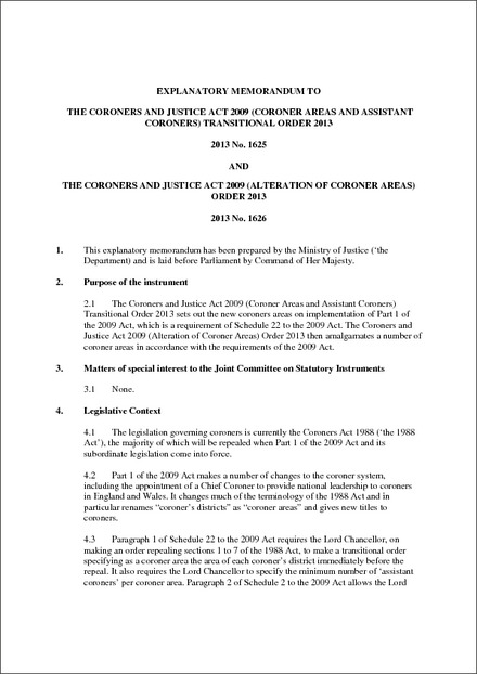 coroners and justice act 2009