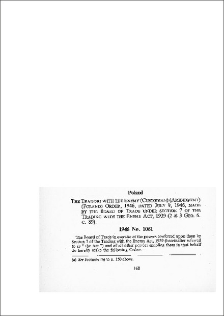 Trading with the Enemy (Custodian) (Amendment) (Poland) Order 1946